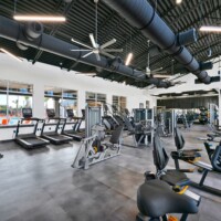 Fitness center inside The Landings at St Johns clubhouse